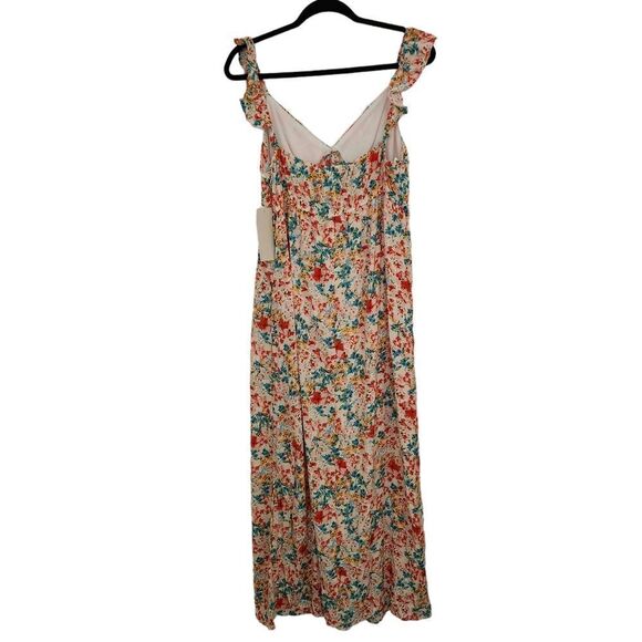 Kingston Grey Womens Juniors Floral Print Maxi Dress Size XL - Picture 10 of 10